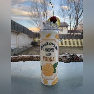 Waterslide print on 20oz tumbler